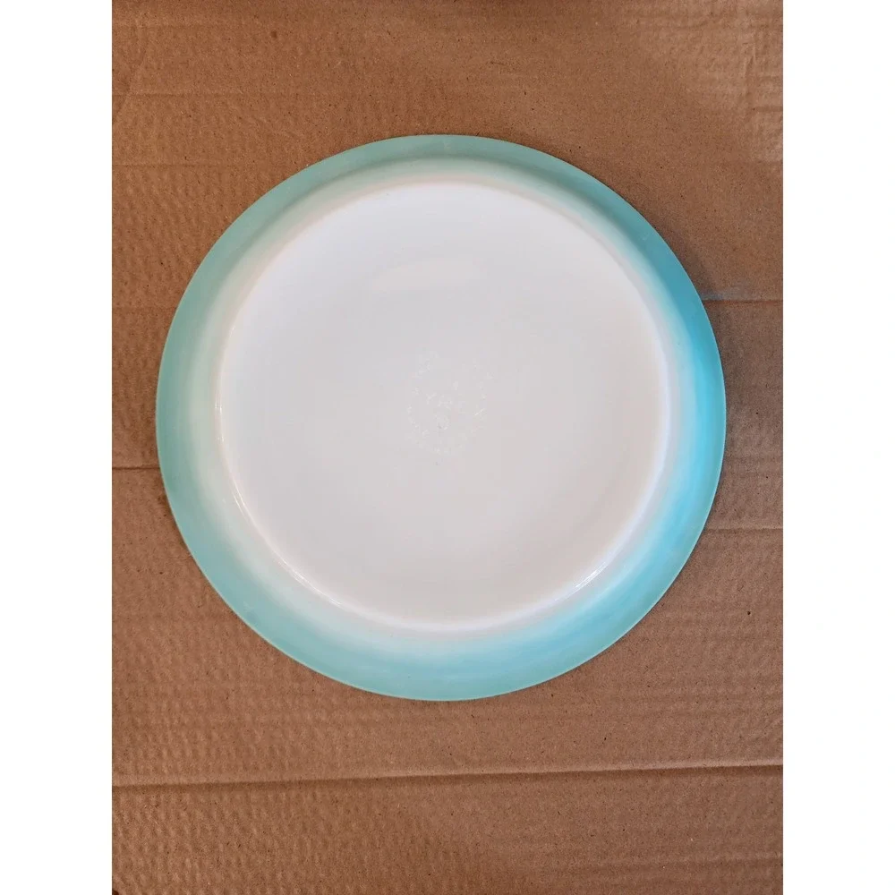 PYREX Turquoise Robins Egg Blue Pie Plate #209 9